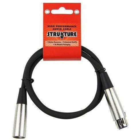 Strukture SMC03 3ft XLR mic cable, 3mm Rubber