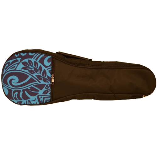Kala Concert Blue Pattern Padded Ukulele Bag