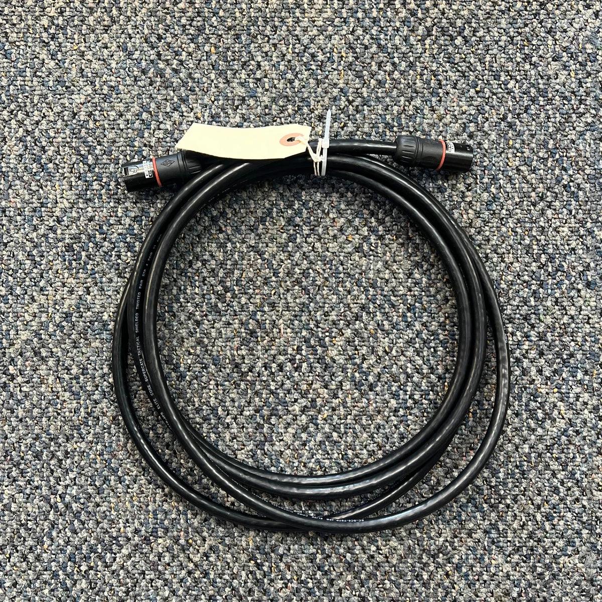 USED Elite Core SUPERCAT6-S-EE-5 5' Ultra Rugged Shielded Tactical CAT6 Cable