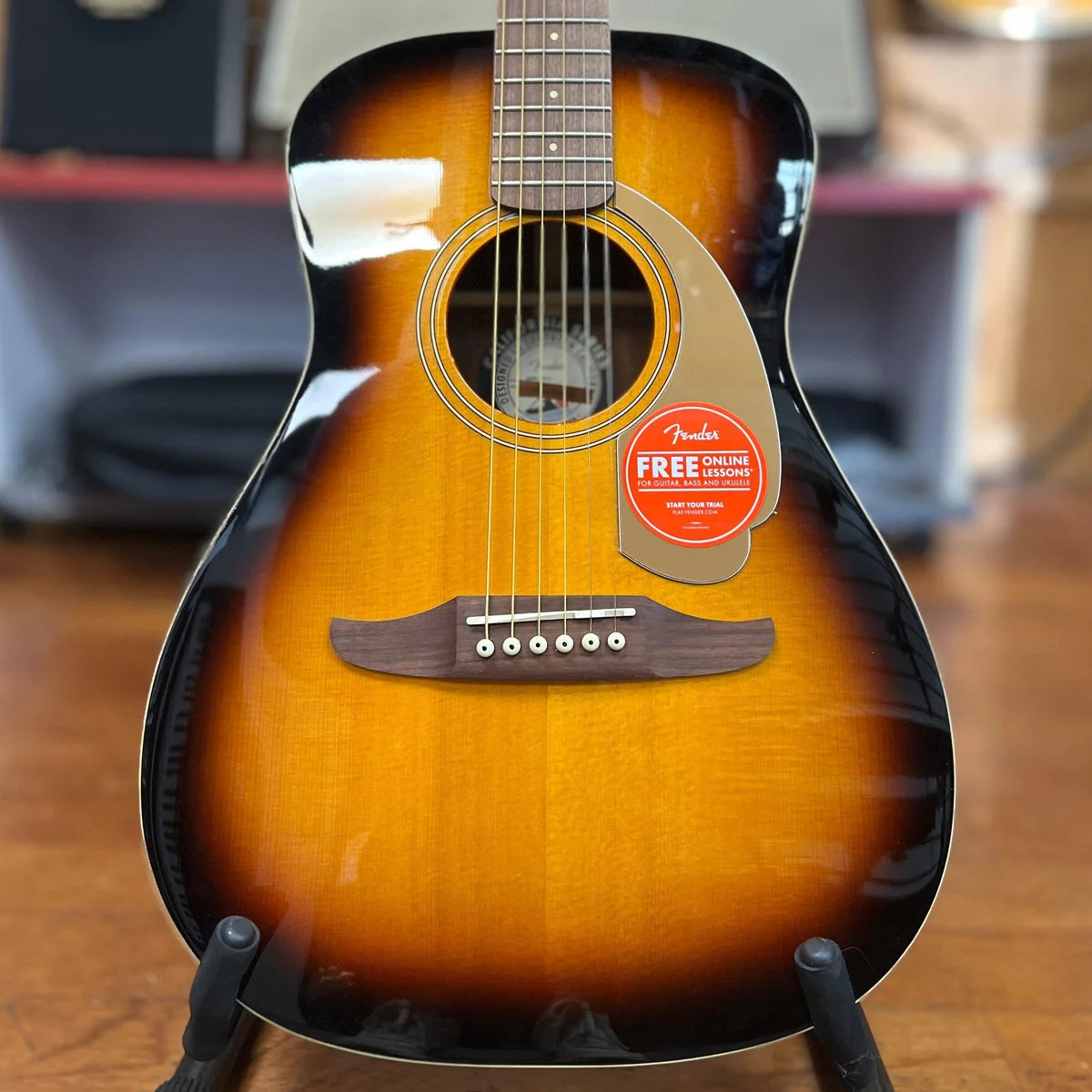 USED Fender California Malibu Player Acoustic-Electric Guitar, Sunburst