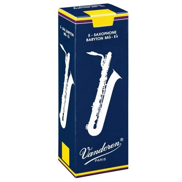Vandoren Baritone Saxophone Reeds Strength 2.5 Box of 5