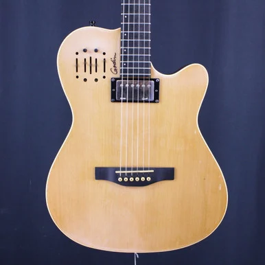 Used Godin A6 ULTRA ELECTRIC/ACOUSTIC Solid Top Acoustic Guitar Natural