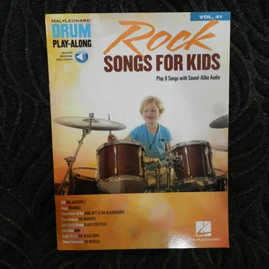 Used Hal Leonard DRUM ROCK SONGS FOR KIDS VOL 41 Print Music