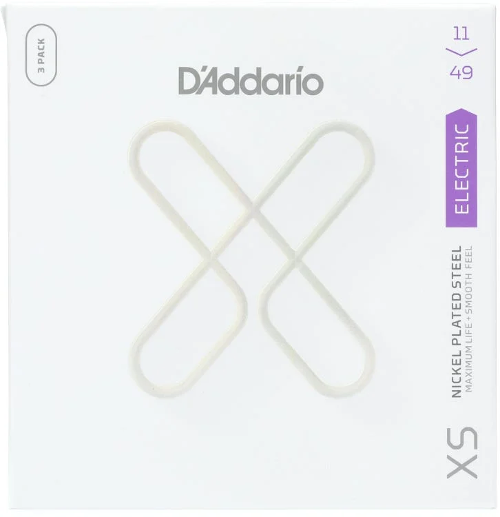 D'Addario XS Nickel Electric Guitar Strings | 11-49