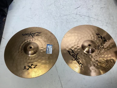 Used Zildjian ZXT ROCK HI HAT 14IN Hi Hat Cymbals 14"