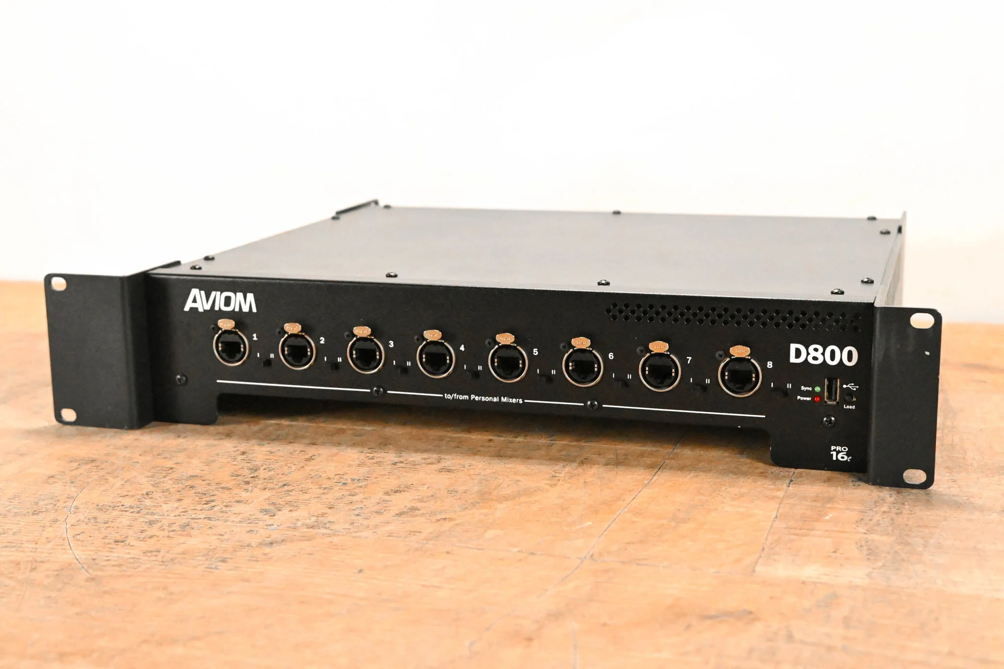 Aviom D800-Dante A-Net Distributor with Dante Connectivity