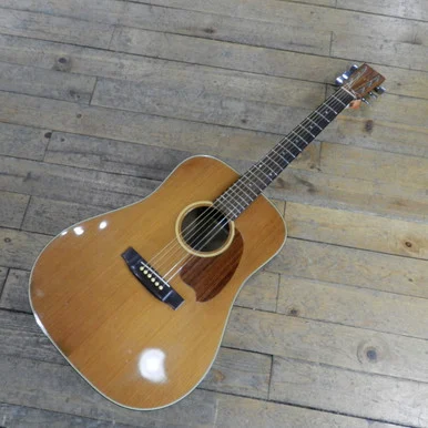 Used DAION MUGEN MARK I CEDARTOP Vintage Solid Top Acoustic Guitar Wood