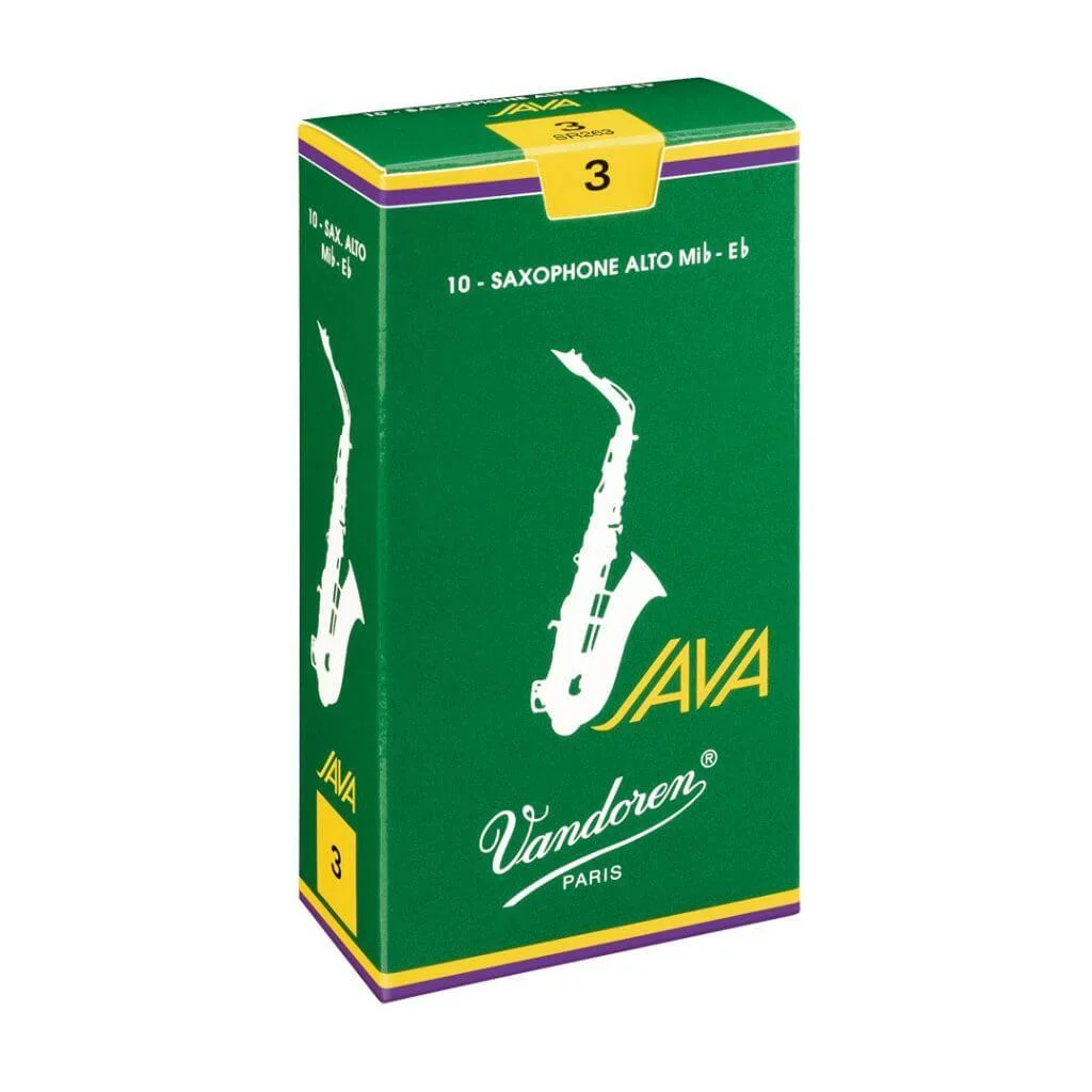 Vandoren Java Alto Saxophone Reeds | Box of 10 | 2.5