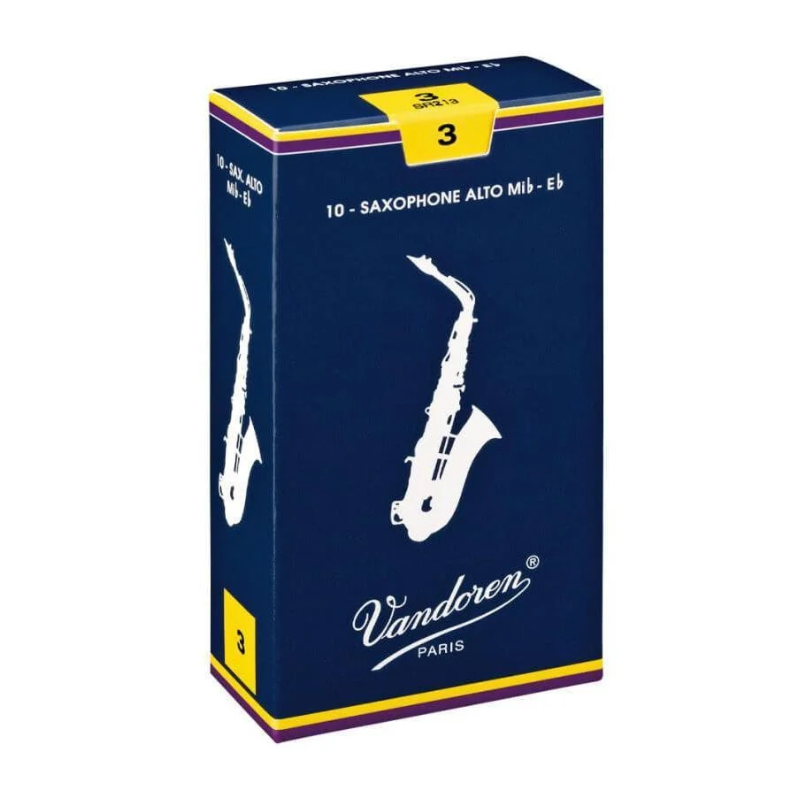 Vandoren Alto Saxophone Reeds | Box of 10 | 2.5