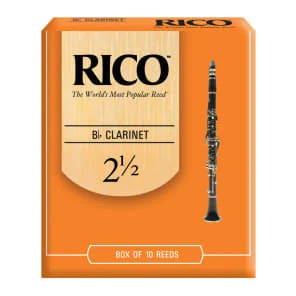 RICO RCA1025 Size 2.5 Clarinet Reeds - Box of 10