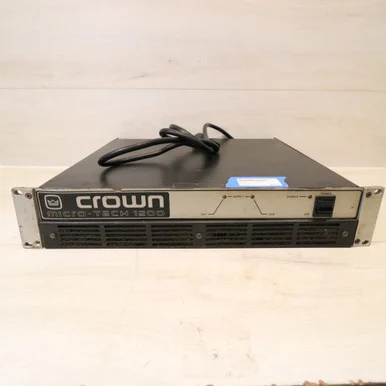 Used Crown MICRO-TECH 1200 Power Amp