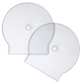 Protect Your Valuable CDs with Kingdom Clear Soft Poly CD Clamshell Cases - Pack of 100