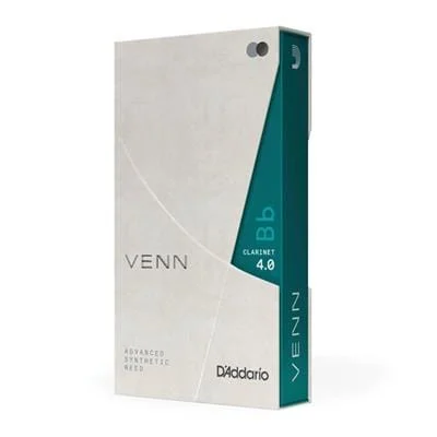 D'Addario VENN Bb Clarinet Reed | G2 | Strength 4.0