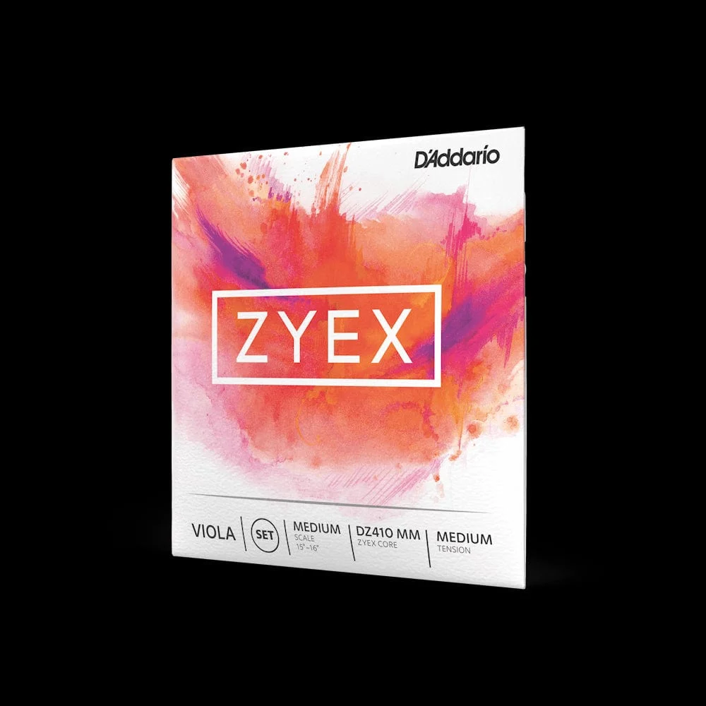 D'Addario Zyex Viola String Set | Medium Scale | Medium Tension