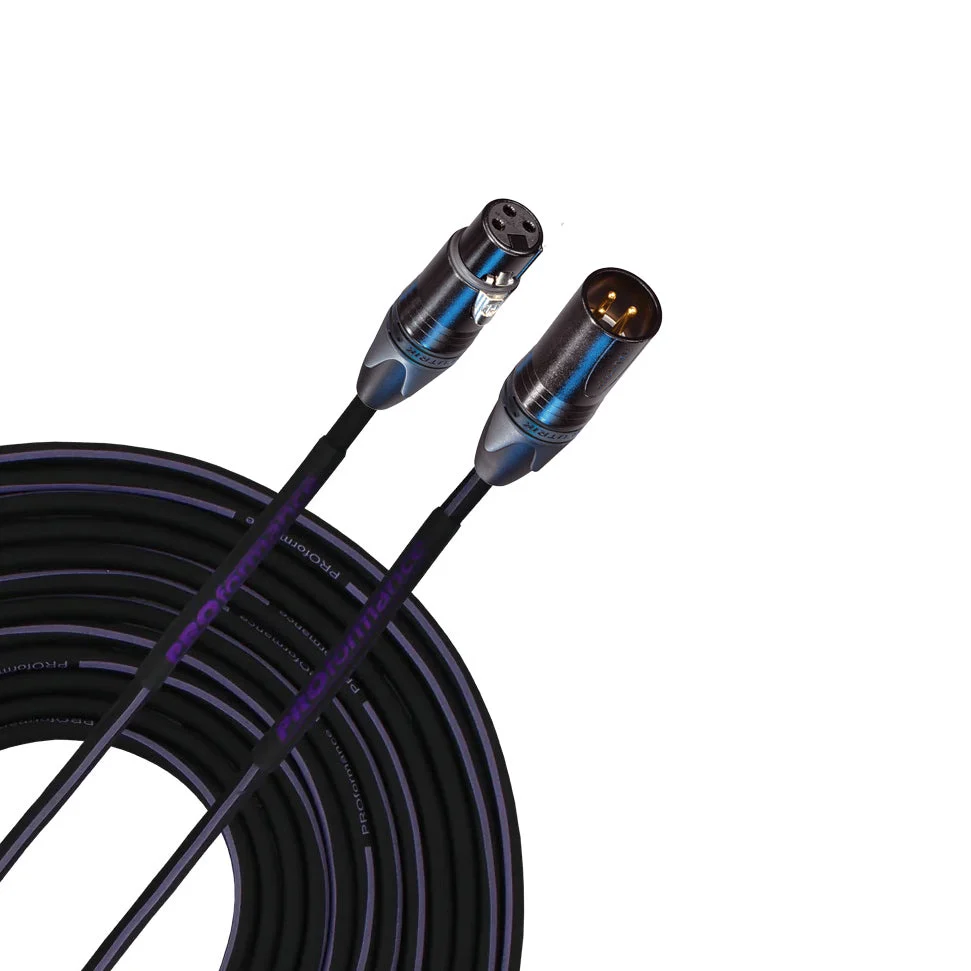 ProFormance LGX-3 USA Made Heavy Duty Neutrik Gold Low Z Mic XLR Cable - 3 ft.
