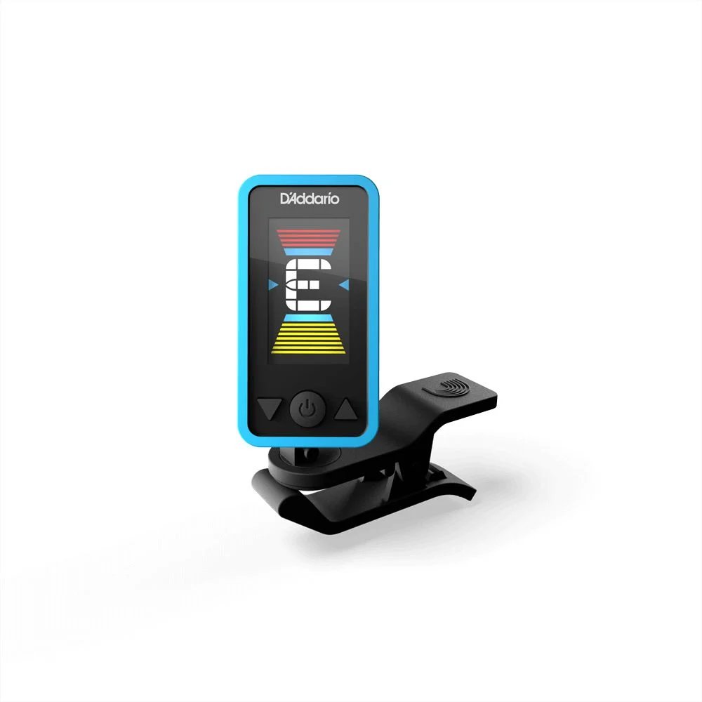 Planet Waves Eclipse Headstock Guitar Tuner | Blue