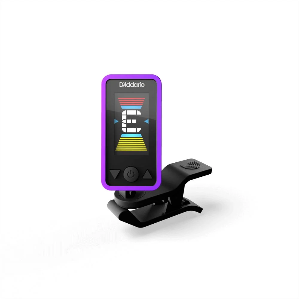 Planet Waves Eclipse Headstock Guitar Tuner | Purple