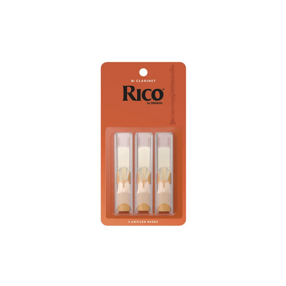 D'Addario - RCA0330 - Rico Clarinet Reeds (3 Pack) - Strength 3.0