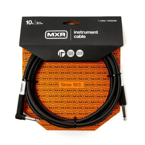 Dunlop MXR Instrument Cable | Angled to Straight | 20 ft