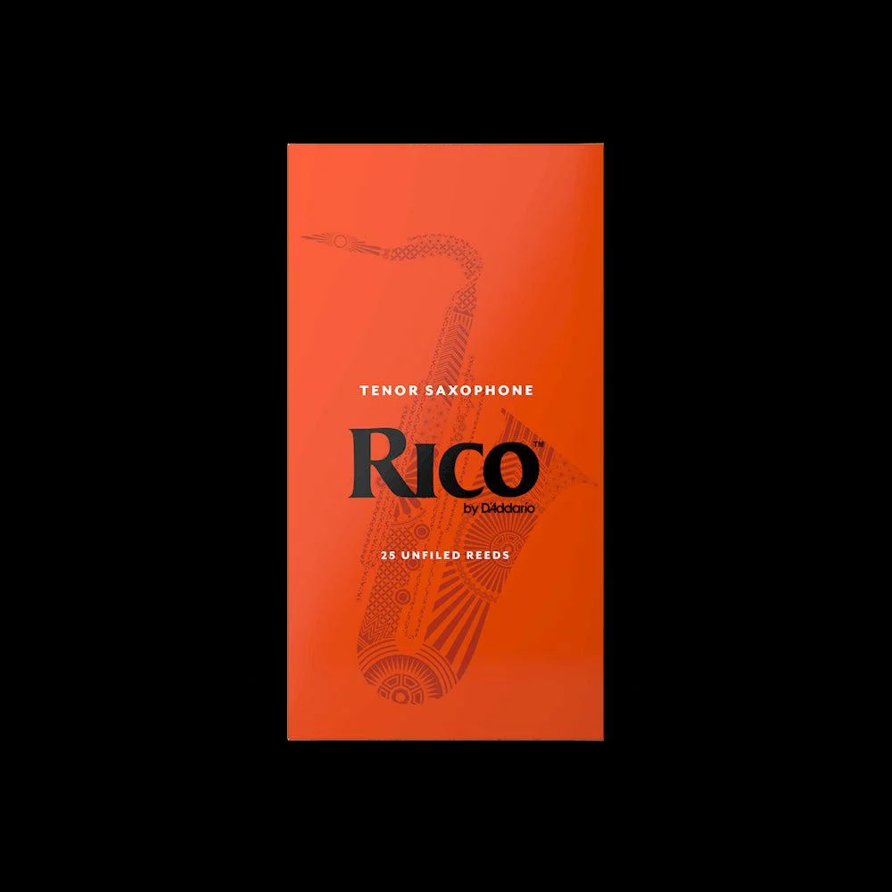 Rico by D'Addario Tenor Sax Reeds | Strength 3.0 | 25-pack
