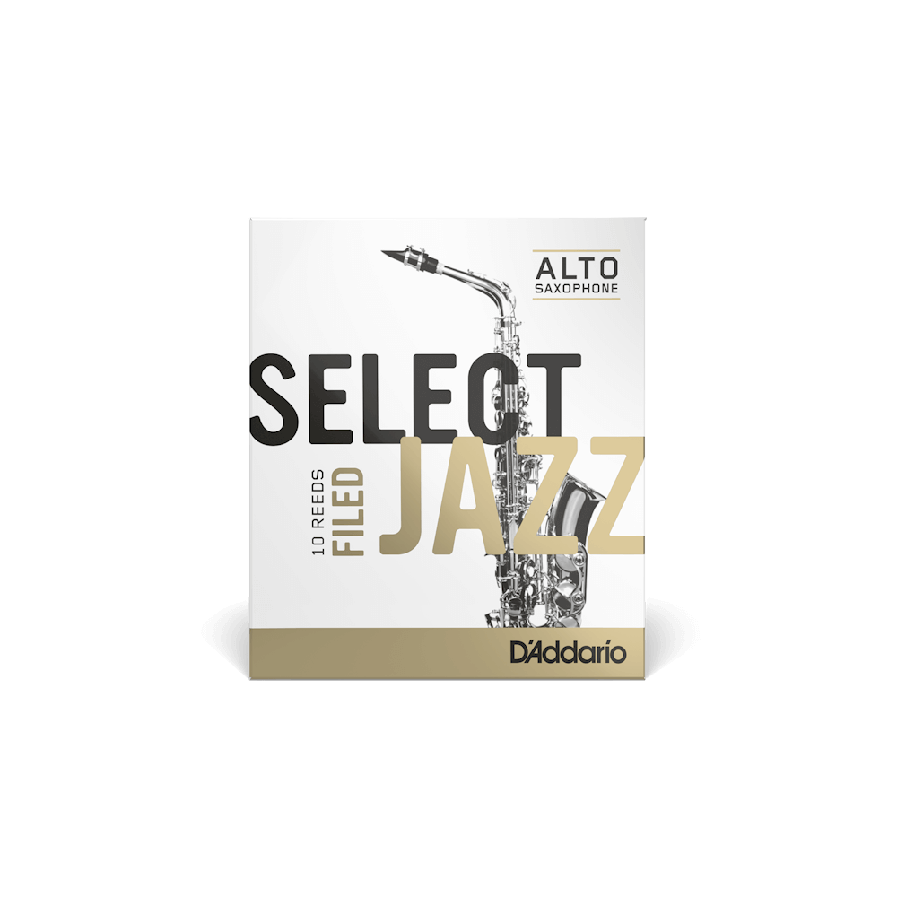 Daddario Reed Jazz Select Alto Sax 3 Soft Filed - RSF10ASX3S