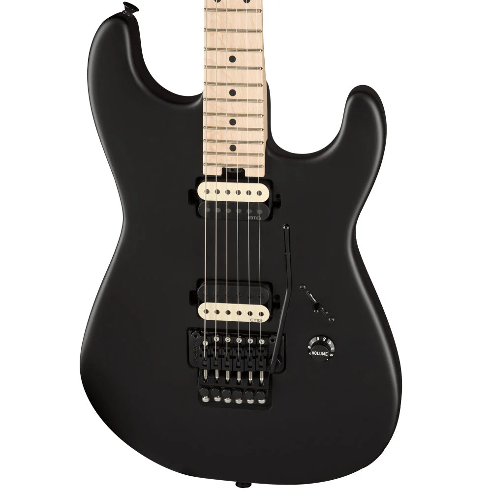 Charvel Jim Root Signature Pro-Mod San Dimas Style 1 HH FR M, Satin Black