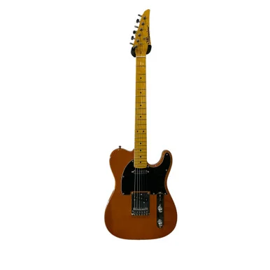 Used MINSINE TELE STYLE T Type Electric Guitar Orange 6-String