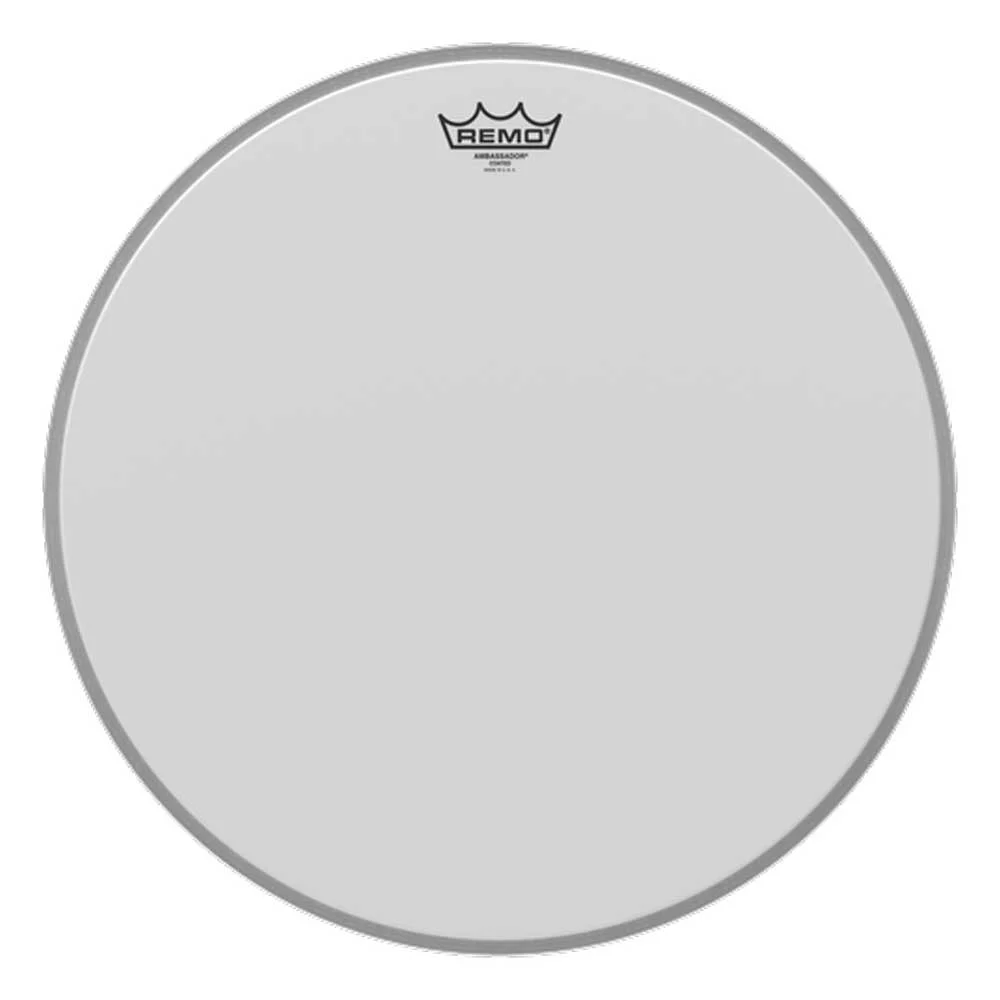 Remo BR-1118-00 Ambassador Coated Drumhead Bass Batter - 18 in.