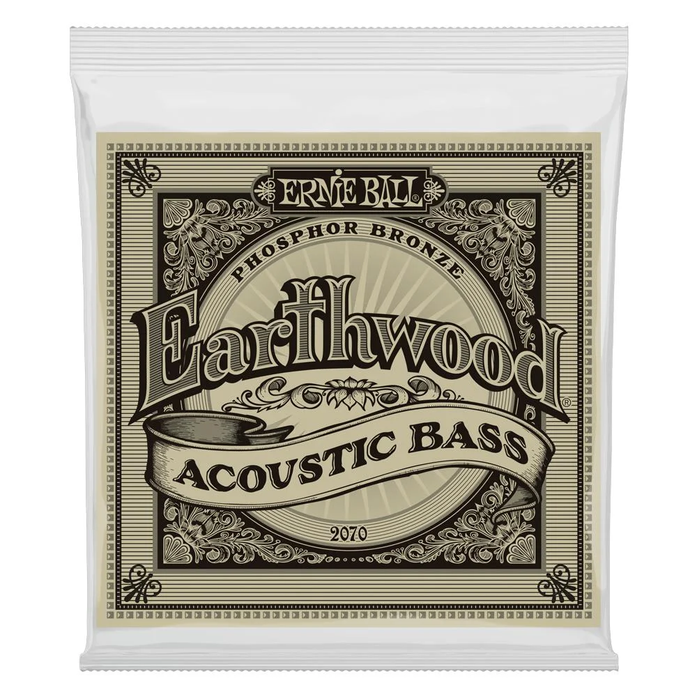 Ernie Ball Earthwood Phosphor Bronze Acoustic Bass Strings | Gauge 45-95