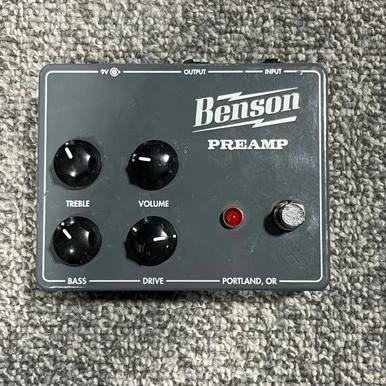 Used BENSON PREAMP Guitar Pedal