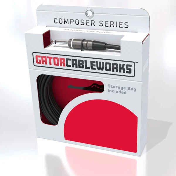 Gator - GCWC-SPK-06-1TL - Composer Series - Speaker Cable - TS To Twist Lock Speaker Connector - 6 Foot