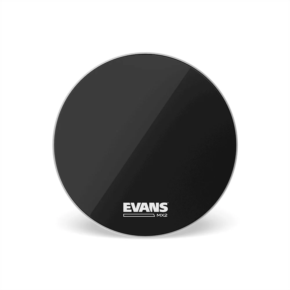 Evans 20" MX2 Black Bass