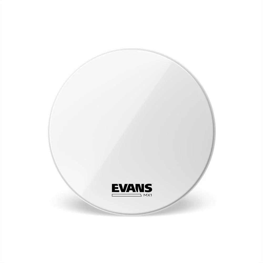 Evans 18" MX1 White Bass