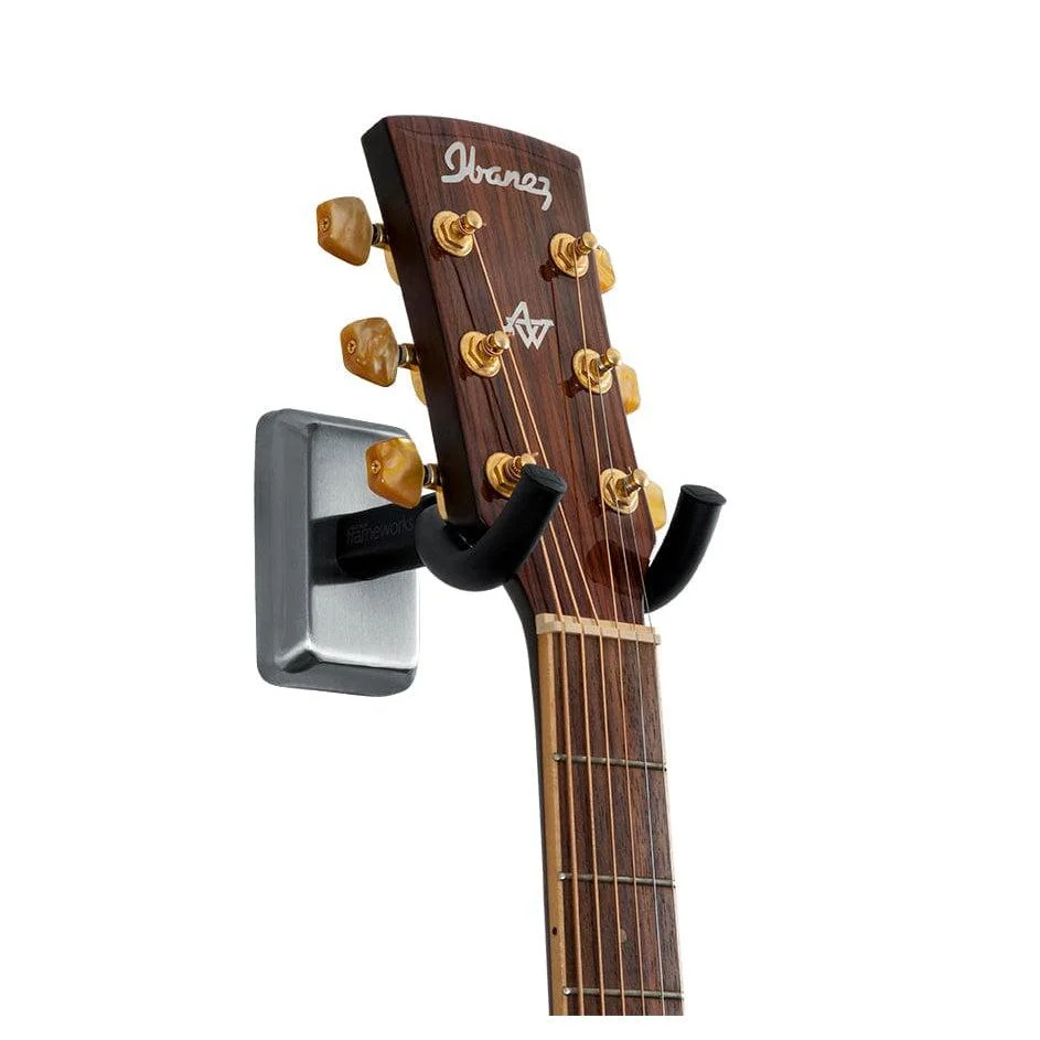 Gator Frameworks Chrome Wall Mount Guitar Hanger