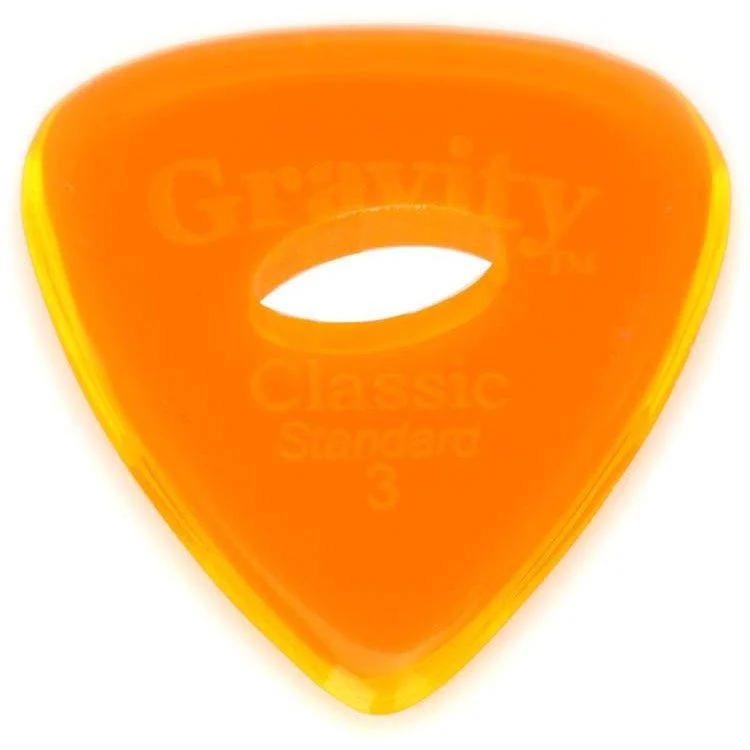 Gravity Picks Classic | Standard Size | 3mm | Elipse-hole Grip