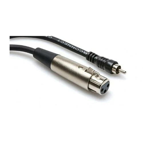 Hosa Unbalanced Interconnect | Female XLR to RCA | 10ft