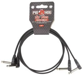 Pig Hog Lil Pigs 2ft Low Profile Patch Cables - 2 pack