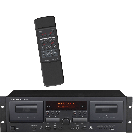 Tascam 202MKVII Double Cassette Deck with USB Port