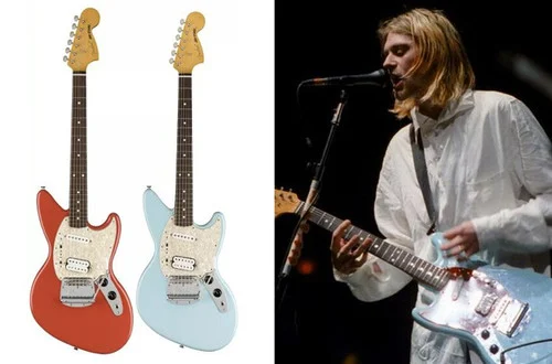 Fender Kurt Cobain Jag-Stang , Rosewood Fingerboard, Fiesta Red w/ Deluxe Gigbag