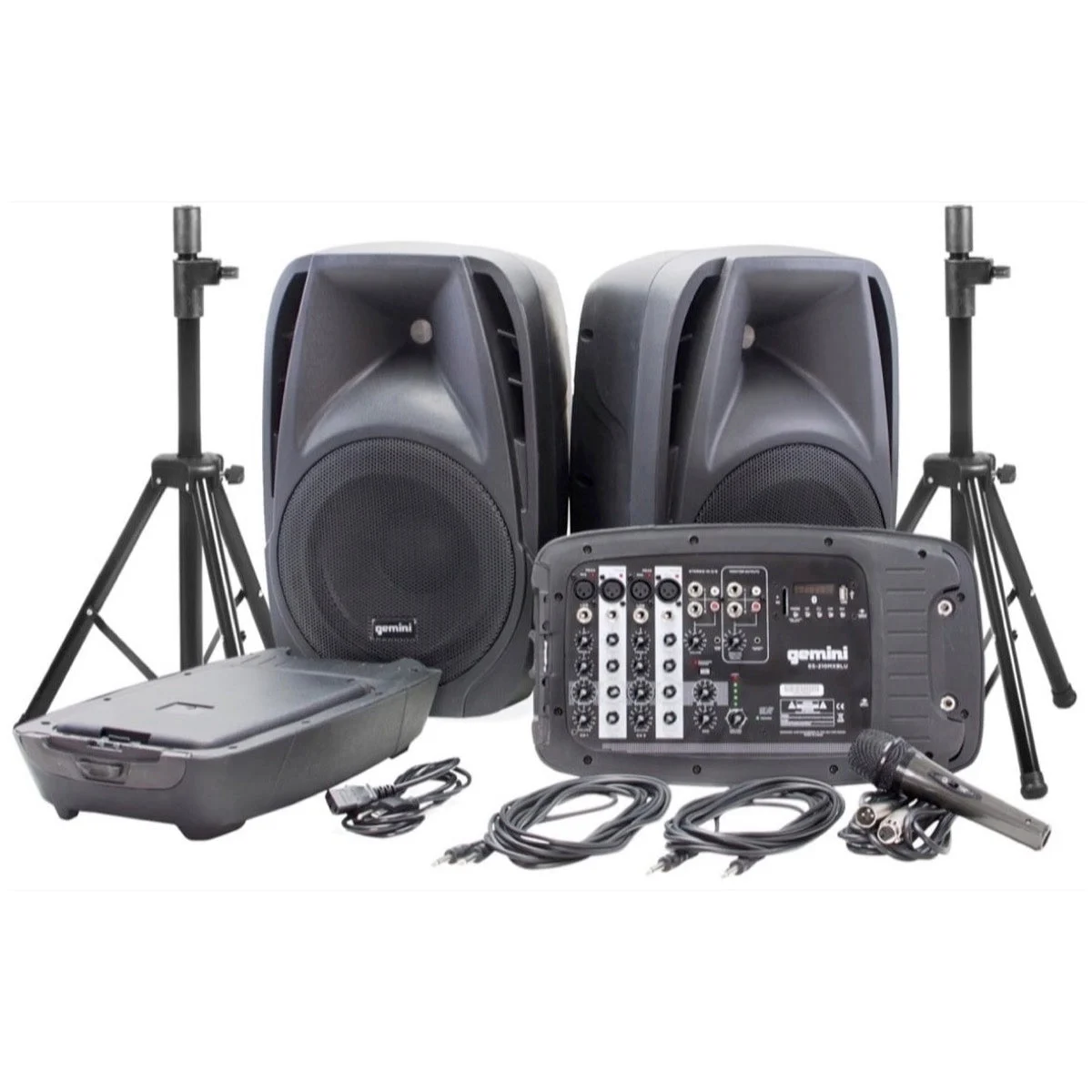 Gemini ES-210MXBLU-ST Portable PA System