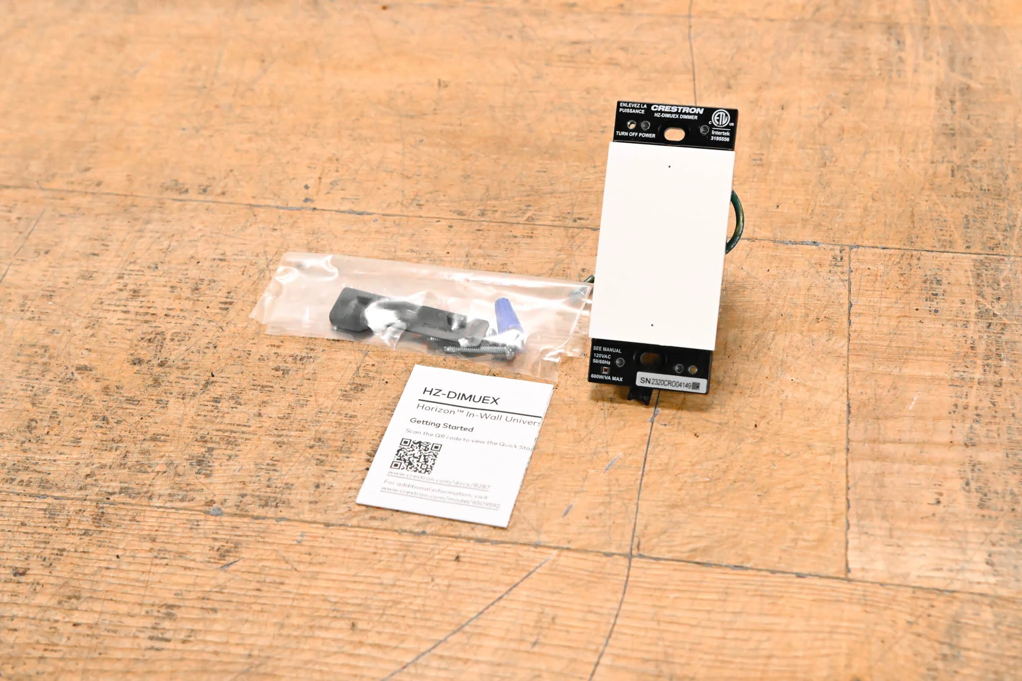 Crestron HZ-DIMUEX-W Horizon In-Wall Universal Phase Dimmer