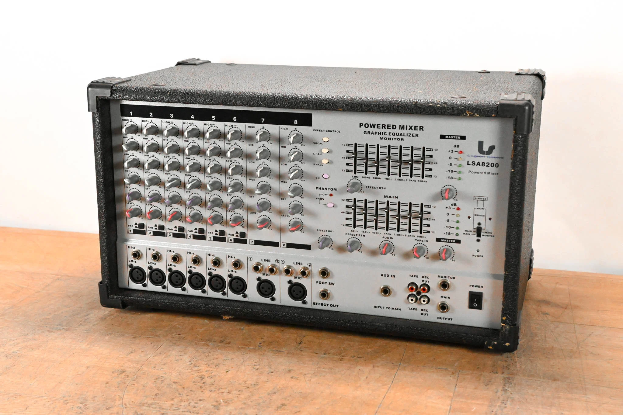 Legion Sound LSA8200 8-Channel Powered Mixer