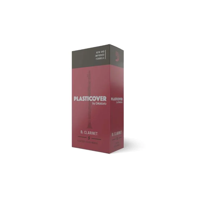 D'Addario Plasticover Bb Clarinet Reeds | 2.5 | 5 Pack