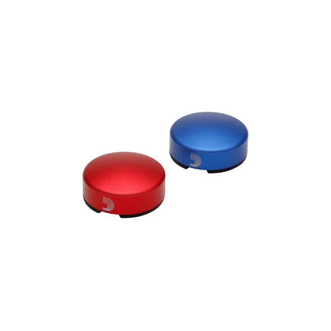 D'Addario XPND Footswitch Topper | Blue/Red | 2pk