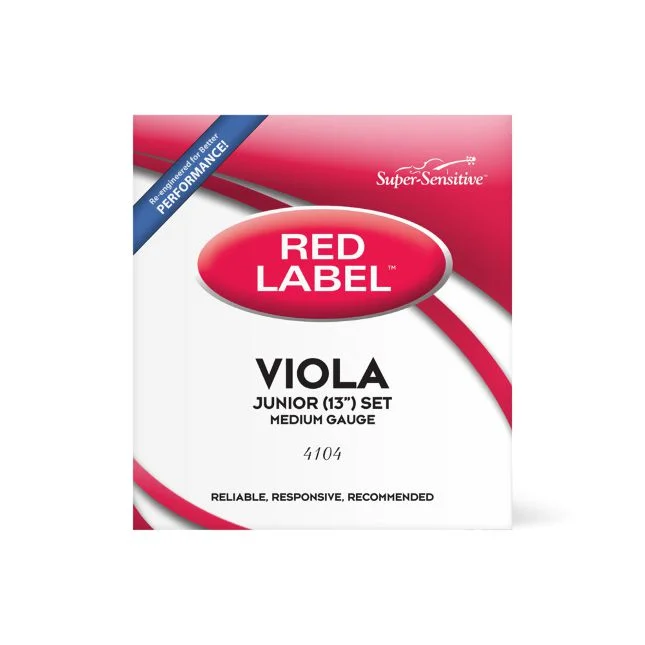 D'addario Red Label Viola Set | 13" JR