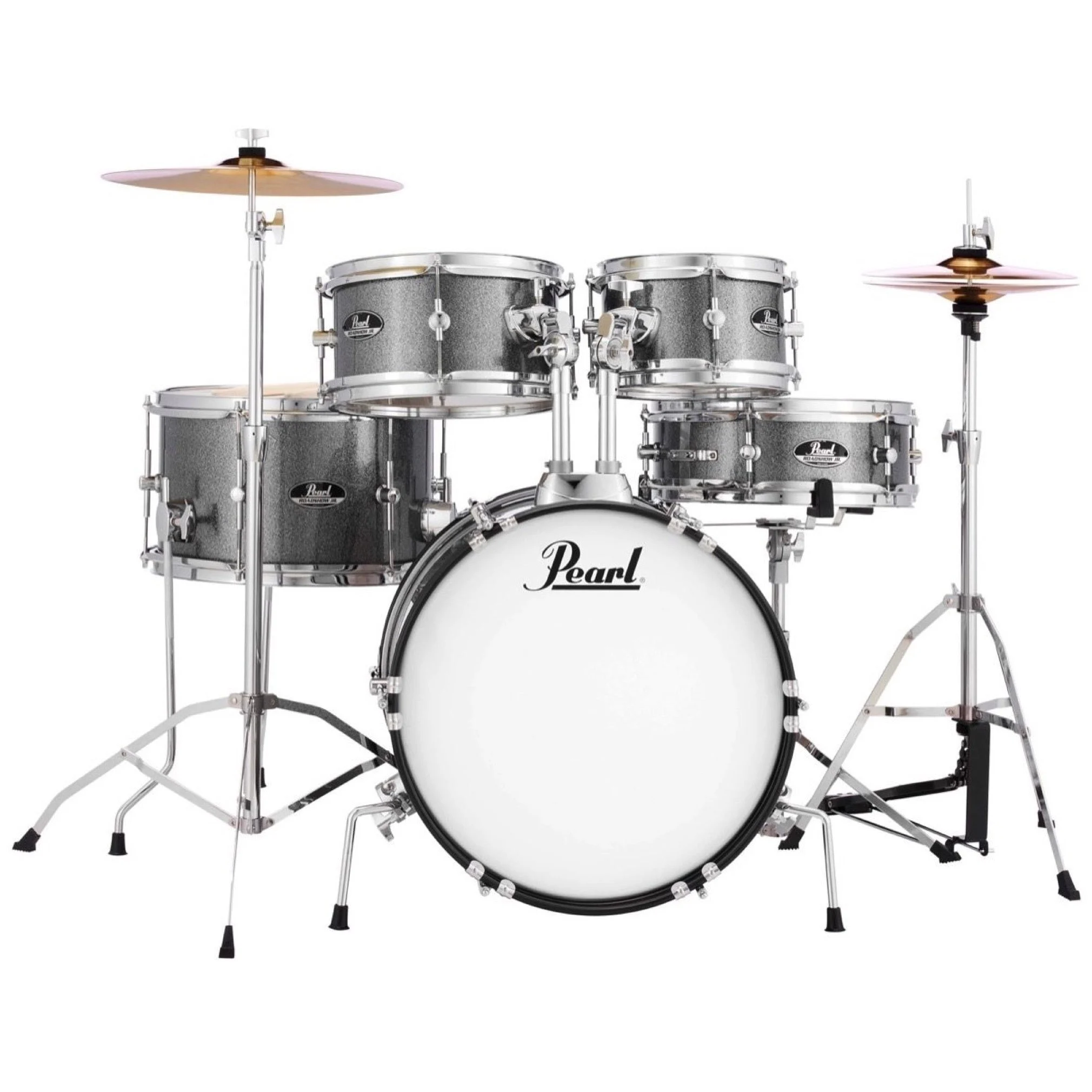 Pearl RSJ465CC Roadshow Junior Complete Grey Sparkle 5-Piece Drum Set
