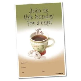 Join Us for a Cup this Sunday! Poster