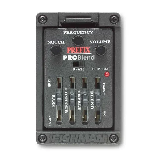 Fishman Prefix Pro Blend Onboard Preamp - wide pickup format