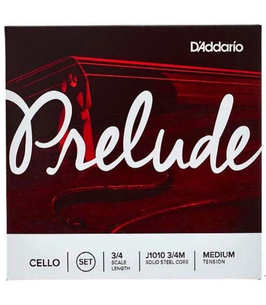 D'Addario J10103/4M - Prelude - Cello Strings - Medium Tension - 3/4