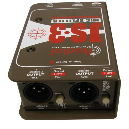 Radial JS3 mic signal splitter